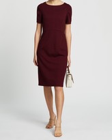 Thumbnail for your product : David Lawrence Women's Red Work Dresses - Kamila Pencil Dress - Size One Size, S at The Iconic