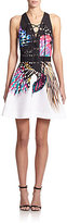 Thumbnail for your product : Roberto Cavalli Lace-Up A-Line Dress
