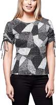 Thumbnail for your product : Yumi Ruched Dotted Top