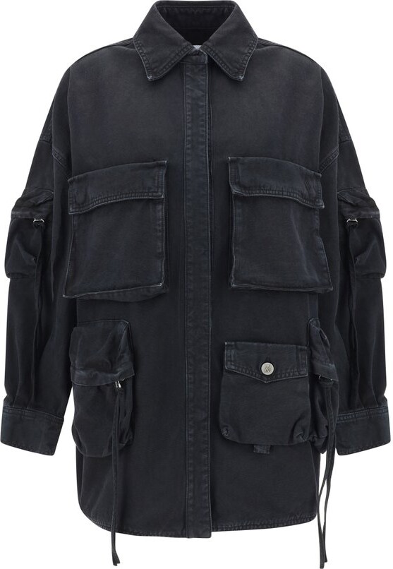 ATTICO Fern Washed Short Coat