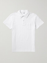 Thumbnail for your product : Sunspel Riviera Cotton-Mesh Polo Shirt