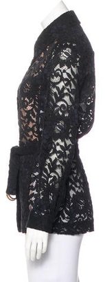 Alexis Belted Lace Jacket