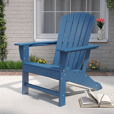 Rosecliff Heights Hdpe Outdoor Adirondack Chair (Set Of 6)