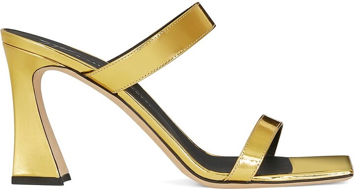 Giuseppe Zanotti Gold Women's Sandals | Shop the world's largest collection  of fashion | ShopStyle