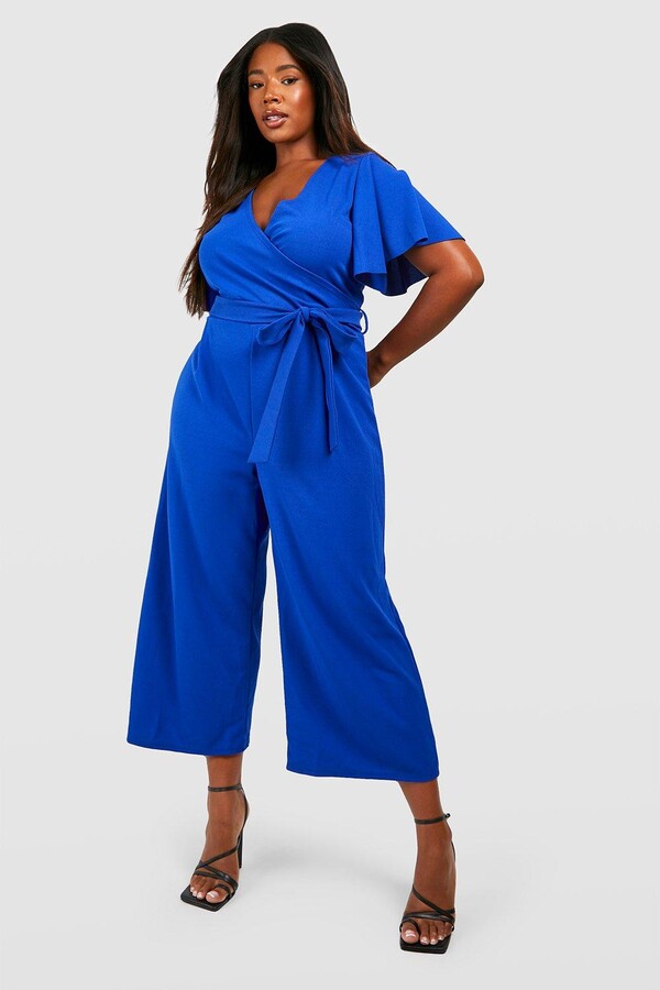 boohoo Women's Blue Jumpsuits & Rompers | ShopStyle