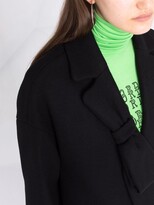 Thumbnail for your product : RED Valentino Bow Detail Double-Breasted Coat