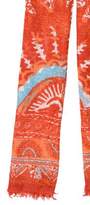 Thumbnail for your product : Tory Burch Printed Scallop-Trimmed Scarf