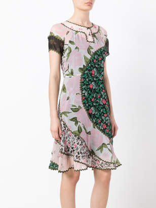 Coach floral-print dress