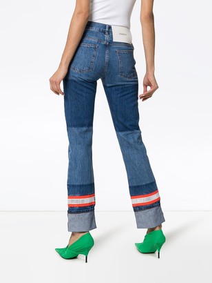 Calvin Klein Fire Tape Applique Straight Jeans