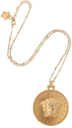 Versace Embossed Coin Necklace