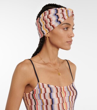 Missoni Mare Zig-zag knit headband - ShopStyle Hair Accessories