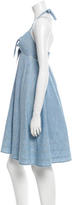 Thumbnail for your product : Current/Elliott Sleeveless Chambray Dress