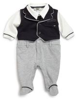 Thumbnail for your product : Armani Junior Infant's Two-Piece Vest & Footie Set