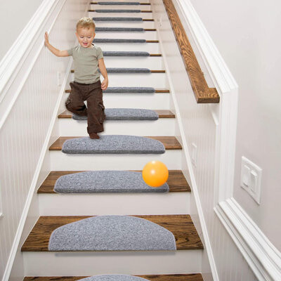GLOBAL GIRLS LLC Bullnose Carpet Stair Treads
