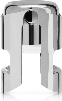 True Brands Fizz Chrome Bottle Stopper