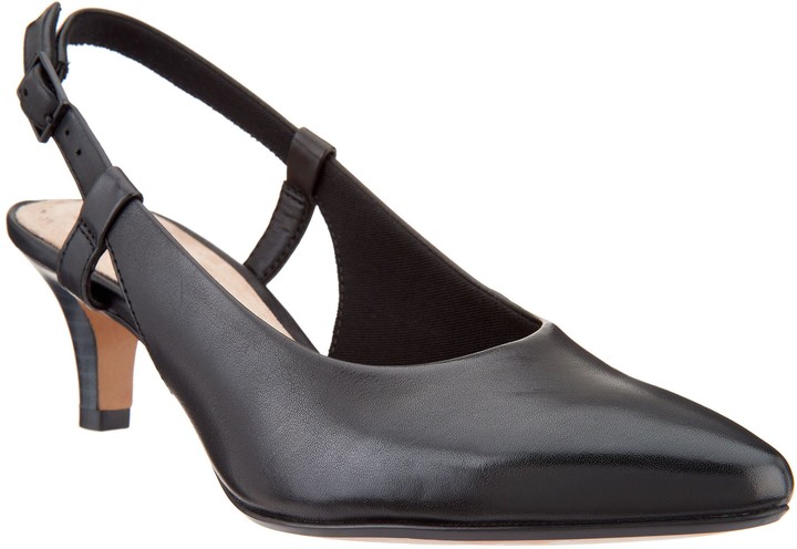 clarks slingback pumps