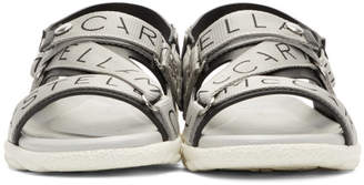 Stella McCartney Grey Logo Sandals
