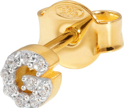 Missoma G Initial 18kt Gold-plated Single Stud Earring