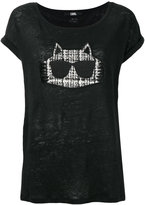 Thumbnail for your product : Karl Lagerfeld Paris D2 T-shirt - women - Linen/Flax - M
