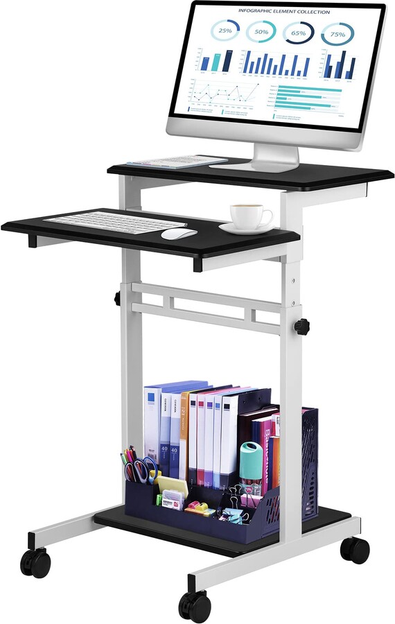 VEVOR Mobile Standing Desk ShopStyle Home Office
