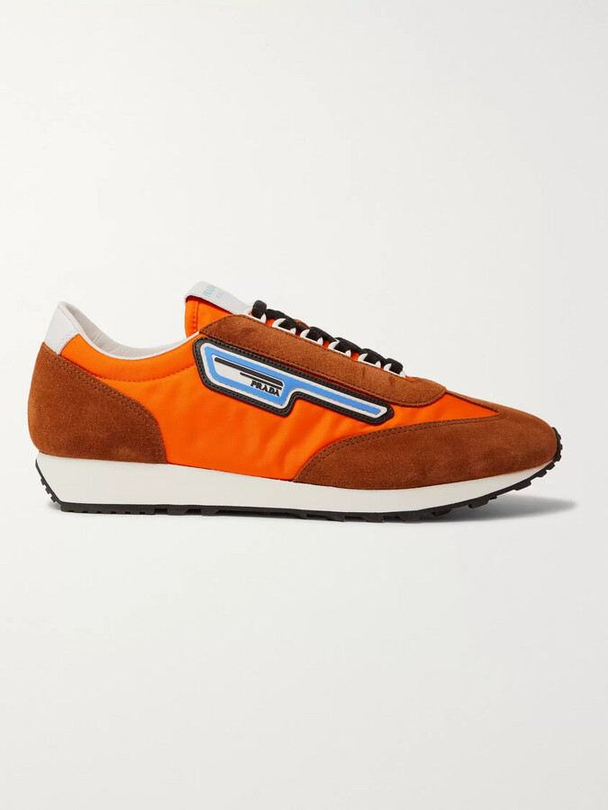 Prada Milano 70 Rubber and Leather-Trimmed Nylon Sneakers - ShopStyle  Trainers & Athletic Shoes