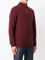 Thumbnail for your product : N.Peal ribbed half zip jumper