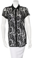 Thumbnail for your product : Dolce & Gabbana Lace Sheer Top