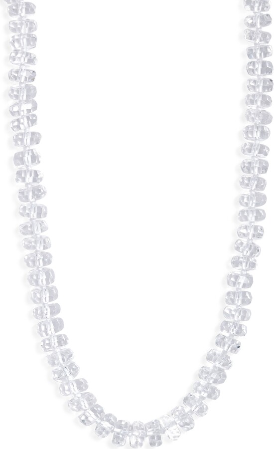 Nest Jewelry Faceted Quartz Necklace