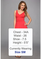 Thumbnail for your product : ABS by Allen Schwartz V-Neck A-Line Flounce Dress