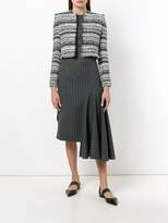 Thumbnail for your product : Thom Browne Banker Stripe Lace Ribbon Cardigan Jacket