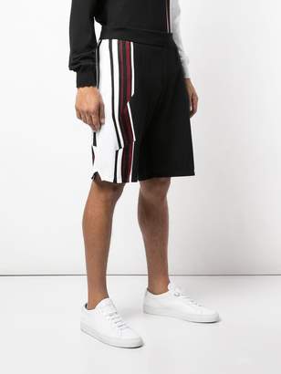 Givenchy stripe detail shorts