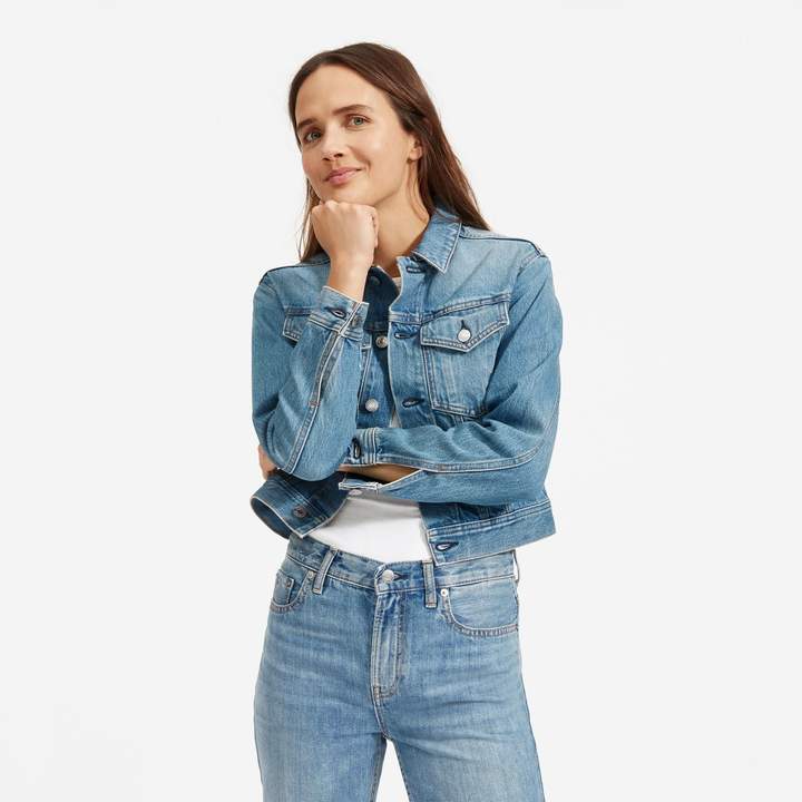 Everlane Cropped Denim Jacket Everlane Limited Edition Cropped