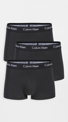 mens black calvin klein boxers
