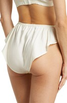 Thumbnail for your product : KILO BRAVA Flutter Satin Charmeuse Panties