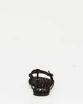 Thumbnail for your product : Le Château Leather T-strap Sandal
