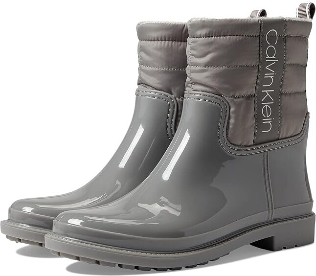 Calvin Klein Sisely 2 (Dark Gray) Women's Rain Boots - ShopStyle