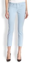 Thumbnail for your product : Vince Double Ghost Stripe Ankle Skinny Jeans