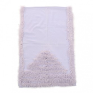 fendi shawl with fur pink