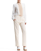 Thumbnail for your product : Chloé Straight-Leg Trousers, Sail White