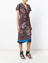 Thumbnail for your product : Etro floral print V-neck dress