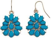 Thumbnail for your product : Chaps Faceted Marquise & Teardrop Earrings