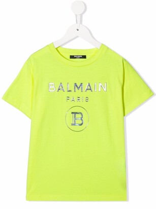Balmain Kids logo print T-shirt