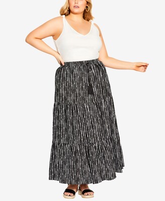 Plus Size Maxi Skirt | Shop the world's largest collection of fashion |  ShopStyle