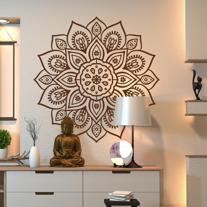 Boho Mandala Wall Decal Home, Studio, Car Decor, Indoor & Outdoor Lw21