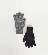 Thumbnail for your product : New Look 2 Pack Touch Screen Gloves