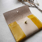 Thumbnail for your product : Tori Lo Designs Striped Leather Purse With Coin And Card Compartments
