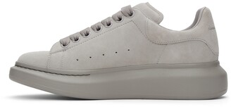 alexander mcqueen suede grey