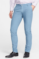 Thumbnail for your product : Canali Flat Front Stretch Cotton Trousers