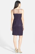 Thumbnail for your product : Mikael AGHAL Stripe Illusion Sheath Dress