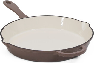 TJMAXX 12In Cast Iron Enamel Coated Fry Pan